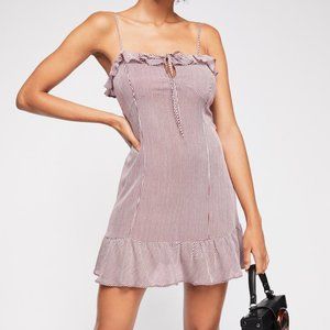 Free People Le Fleur Ruffle Slip Dress